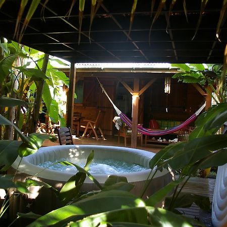 סן-פרנסואה Kaz Creole Aventure Tropicale Insolite, Fibre, Jardin Et Jacuzzi Prives מראה חיצוני תמונה