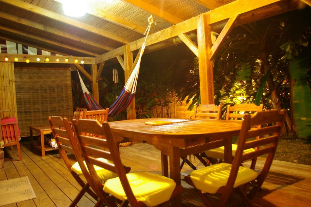 סן-פרנסואה Kaz Creole Aventure Tropicale Insolite, Fibre, Jardin Et Jacuzzi Prives חדר תמונה