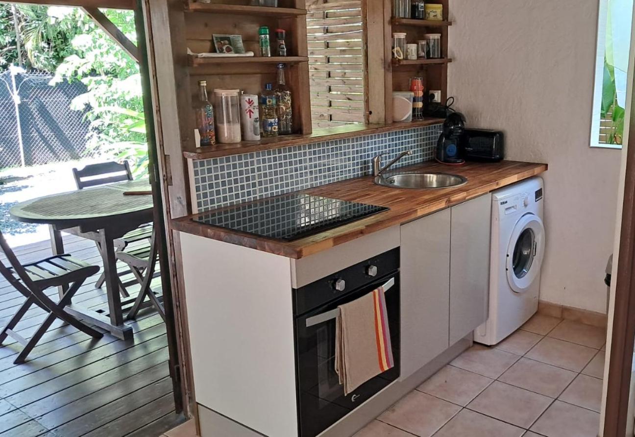 סן-פרנסואה Kaz Creole Aventure Tropicale Insolite, Fibre, Jardin Et Jacuzzi Prives מראה חיצוני תמונה