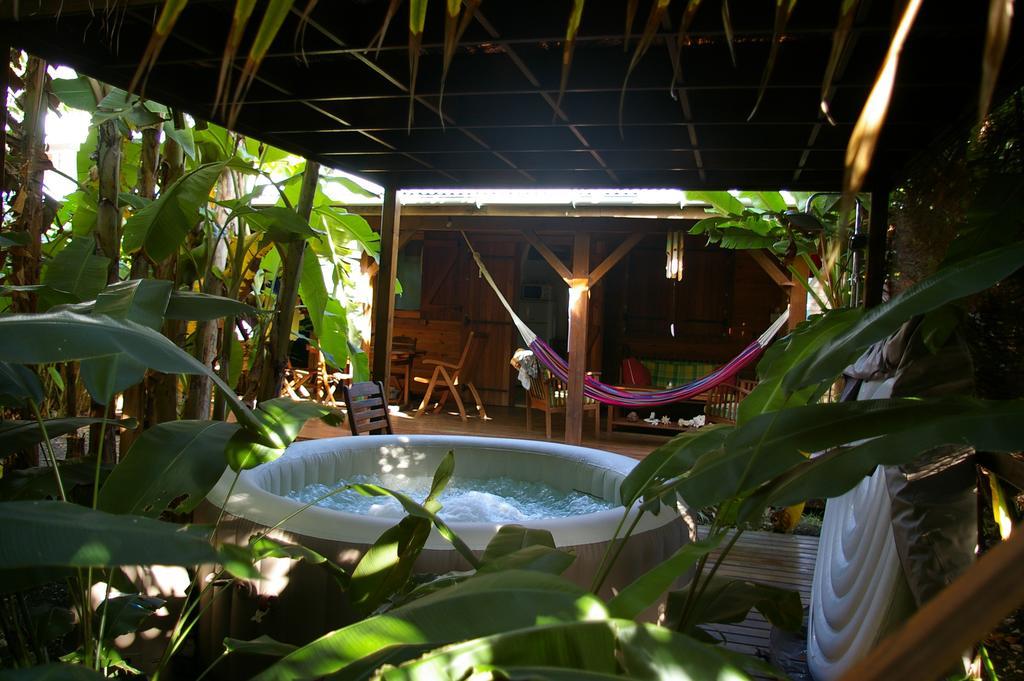 סן-פרנסואה Kaz Creole Aventure Tropicale Insolite, Fibre, Jardin Et Jacuzzi Prives מראה חיצוני תמונה